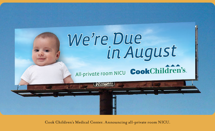 Cooks medical center billboard design