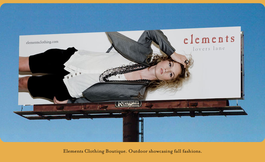 Elements billboard design