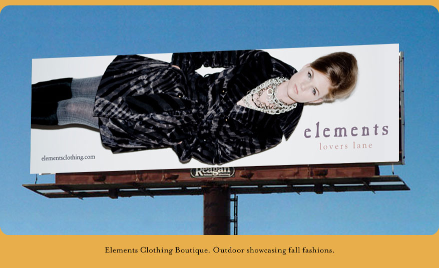 Elements billboard design