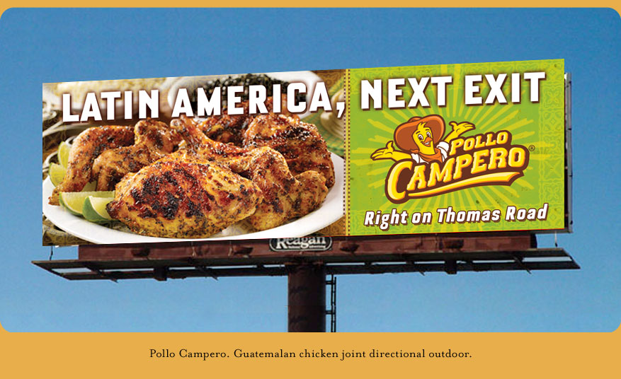 Pollo billboard design
