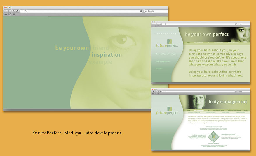 future perfect med spa website